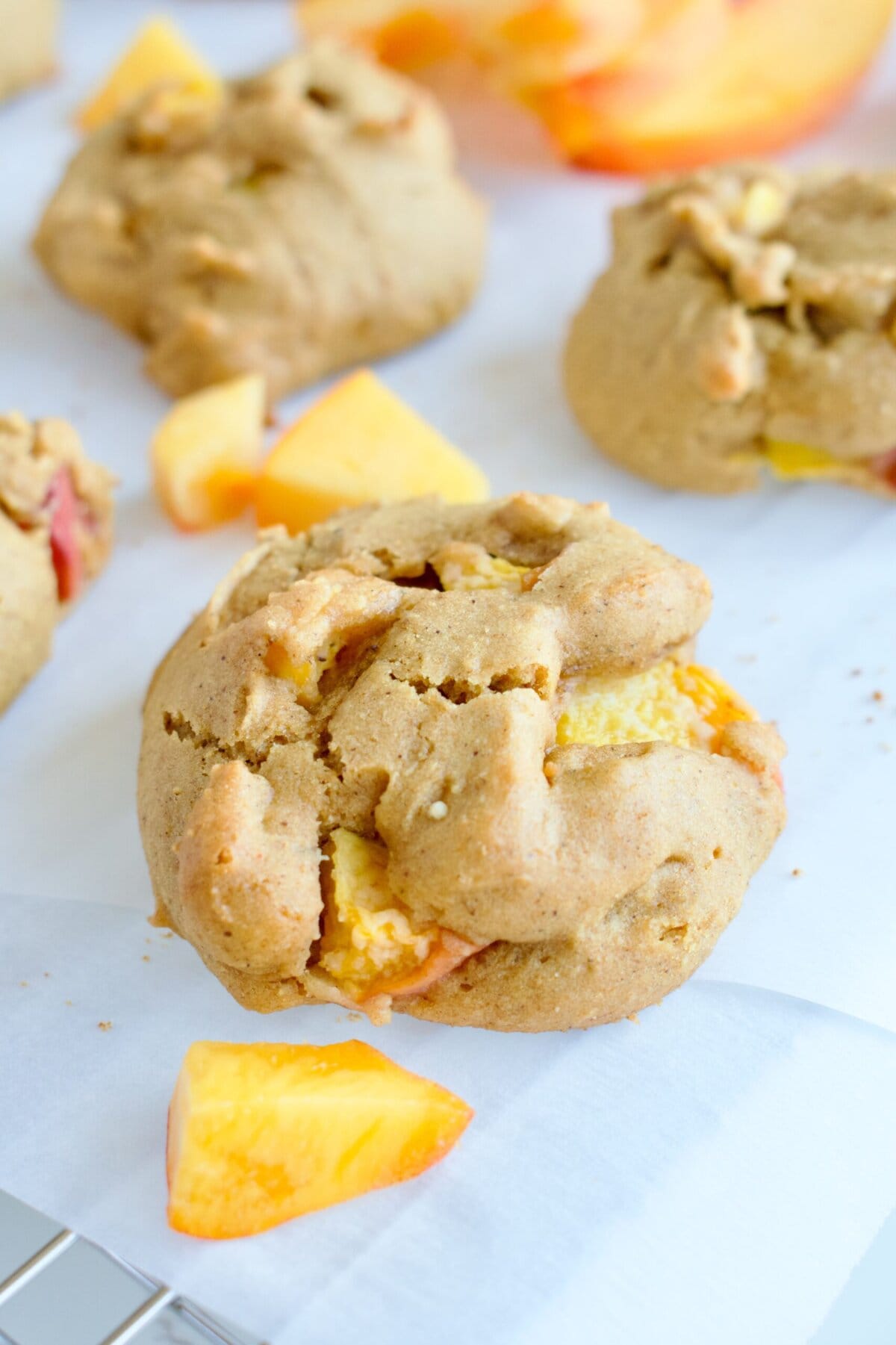 gluten free peach cookies