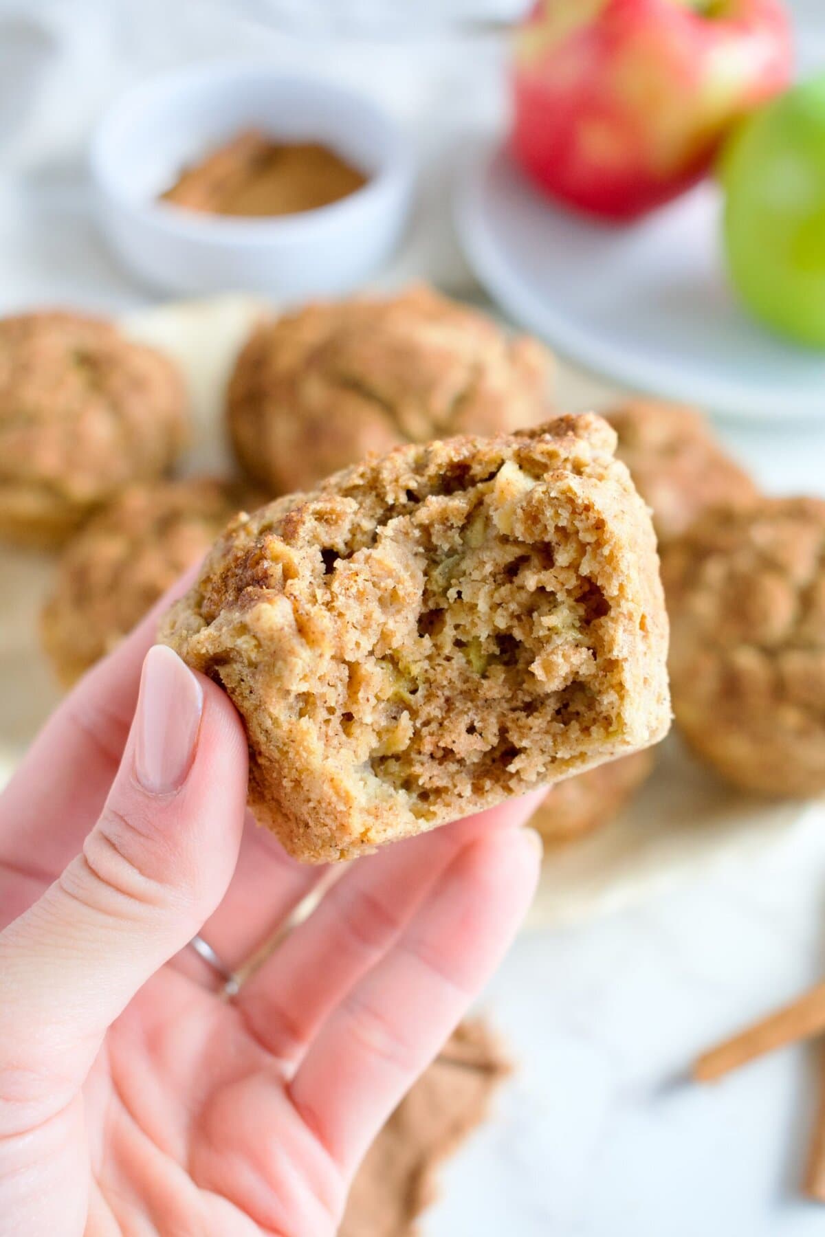 gluten free apple cinnamon muffins