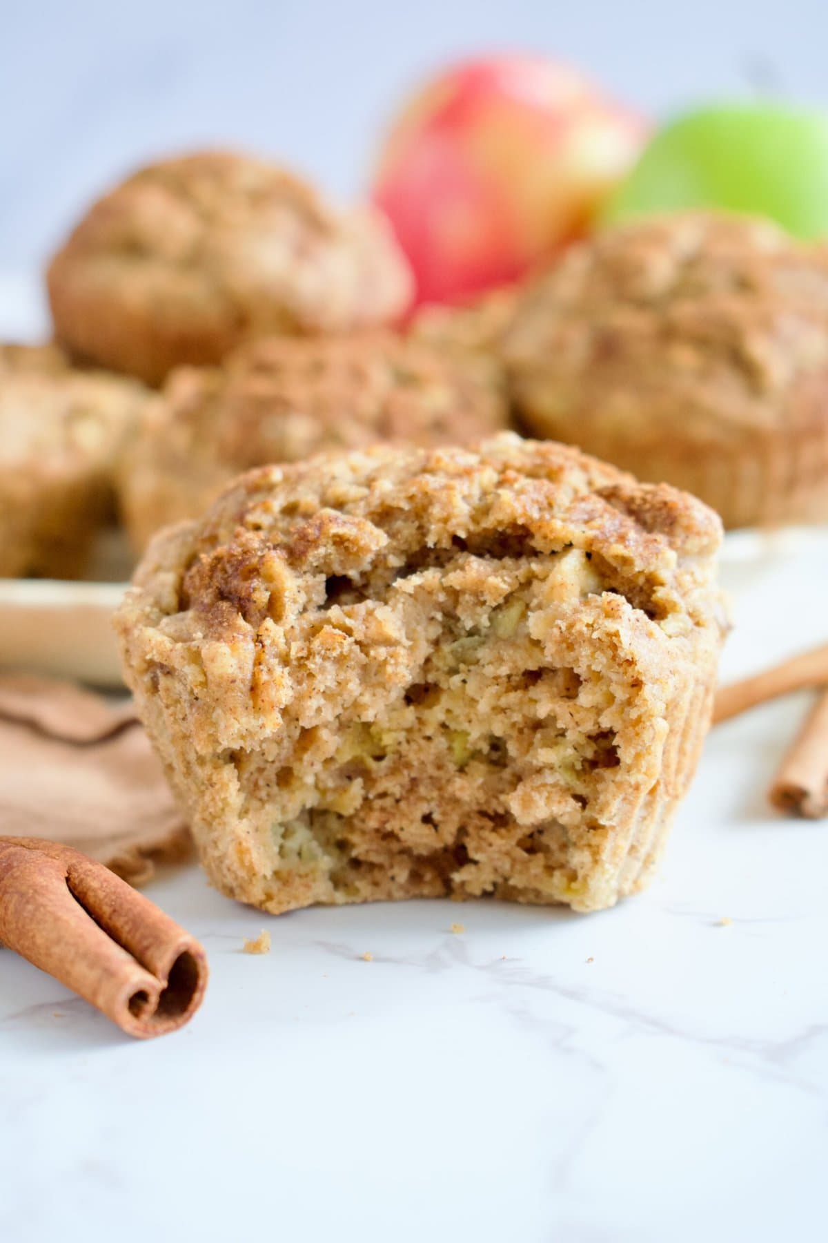 gluten free apple cinnamon muffins