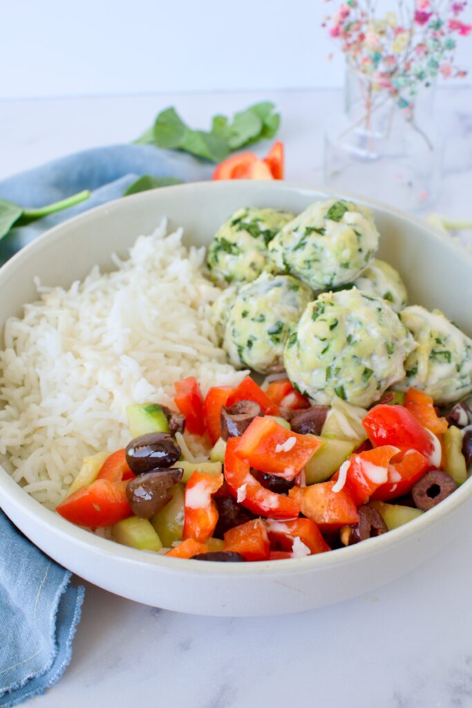 spinach and feta chicken meatballs