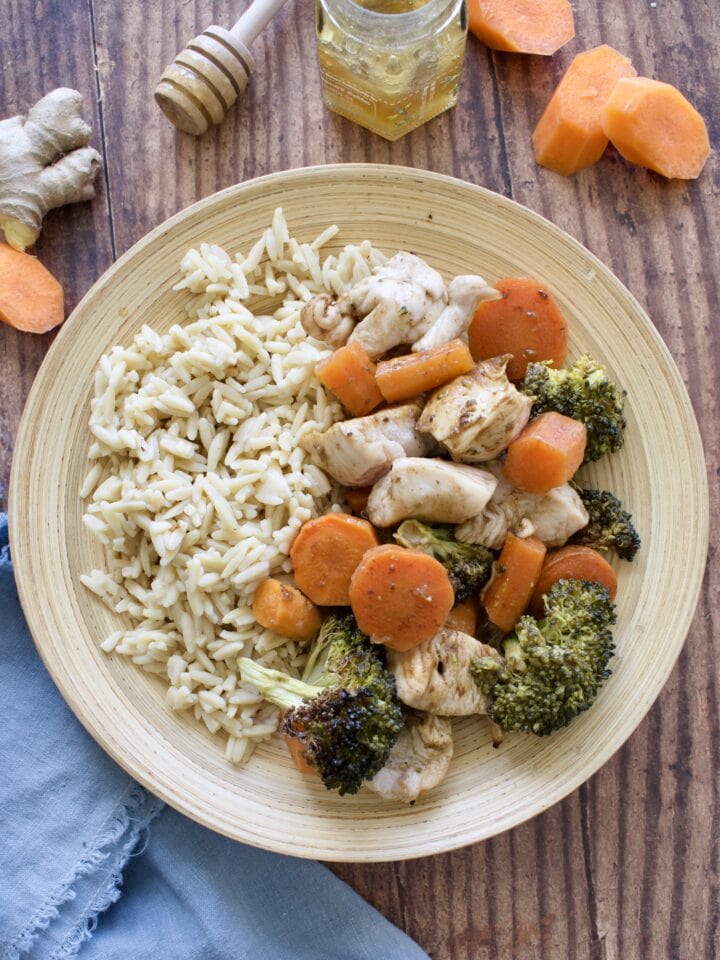 sheet pan chicken and veggies