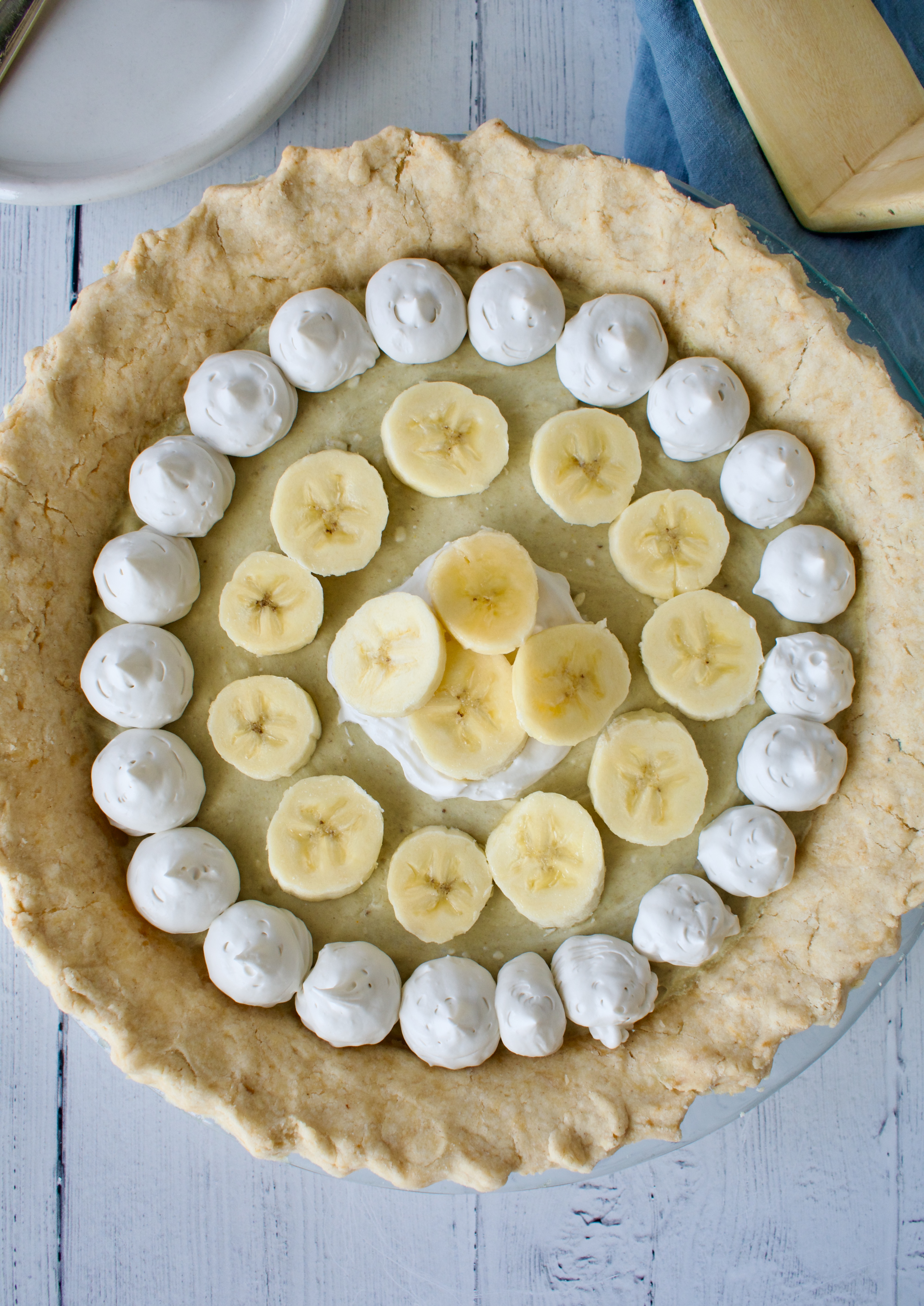 Allergy free banana cream pie