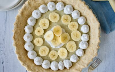 Gluten Free & Vegan Banana Cream Pie