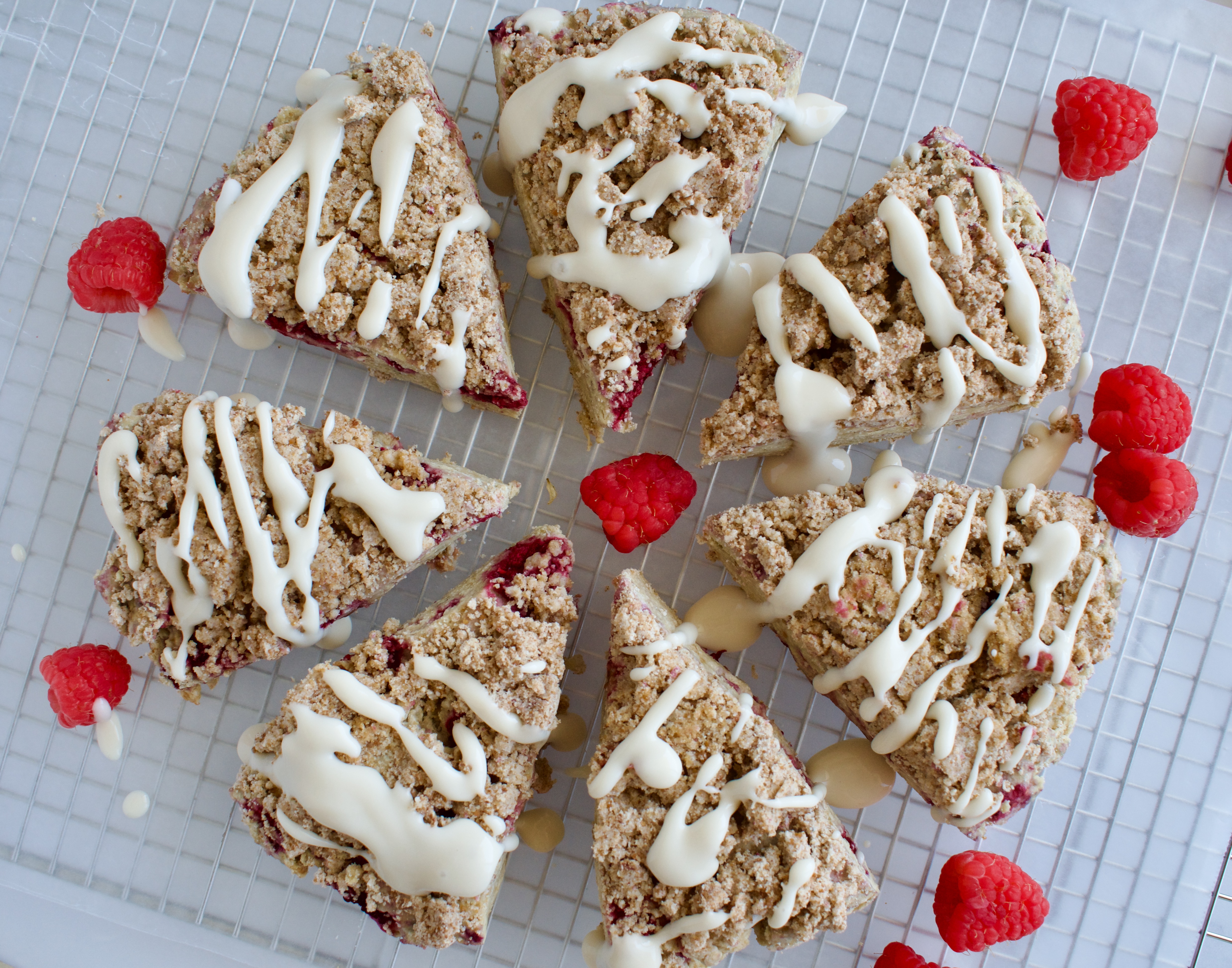 Gluten Free Raspberry and Cream Scones (Dairy Free)