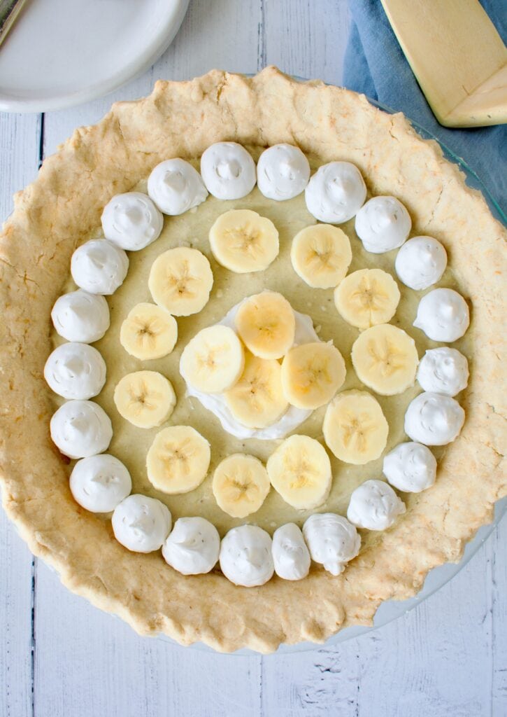 healthy banana cream pie