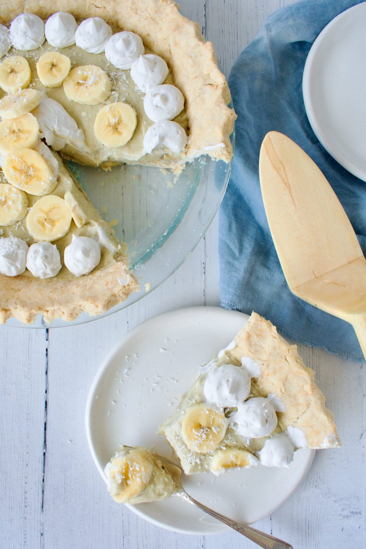 dairy free banana cream pie