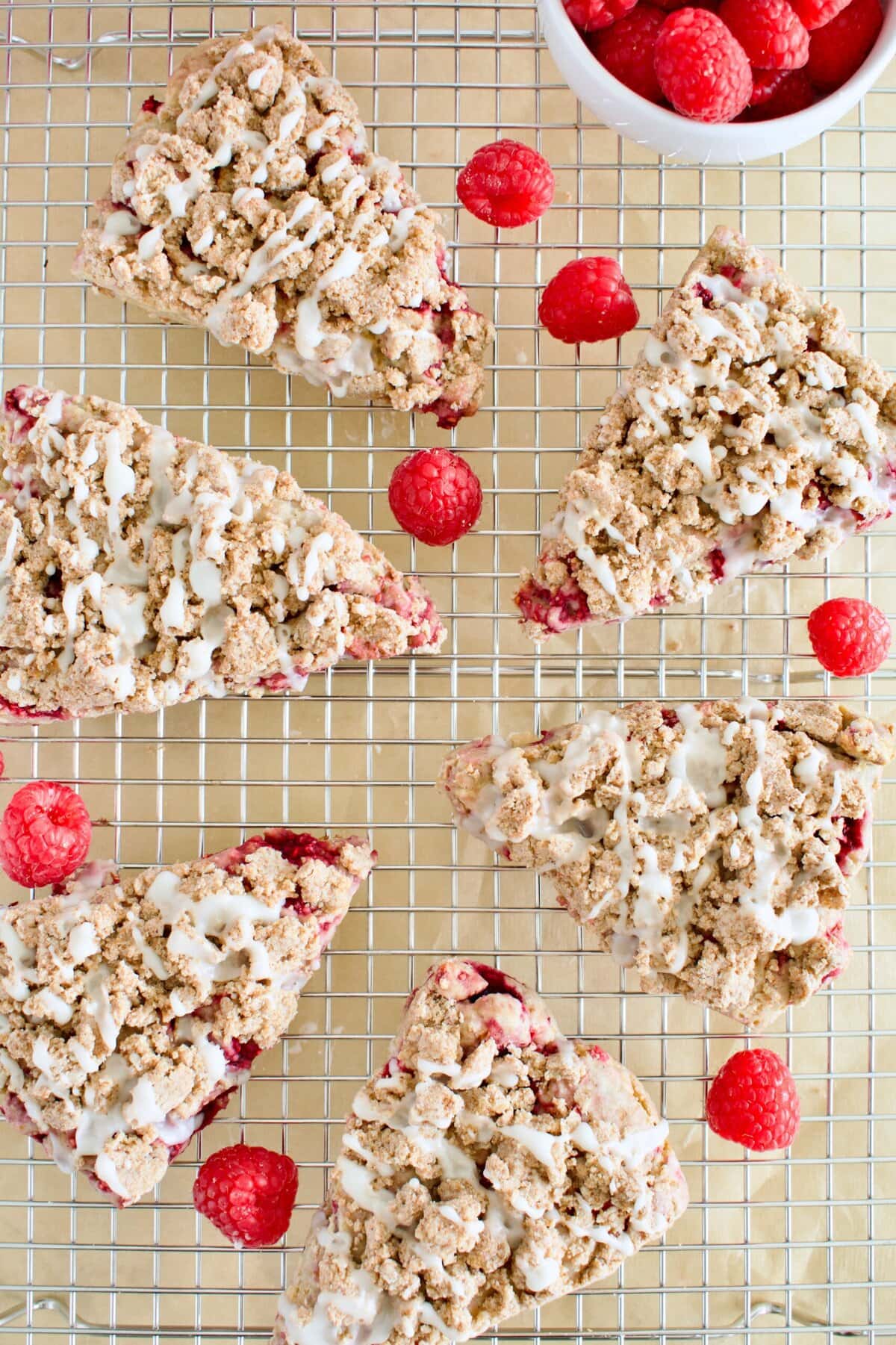 gluten free dairy free raspberry scones