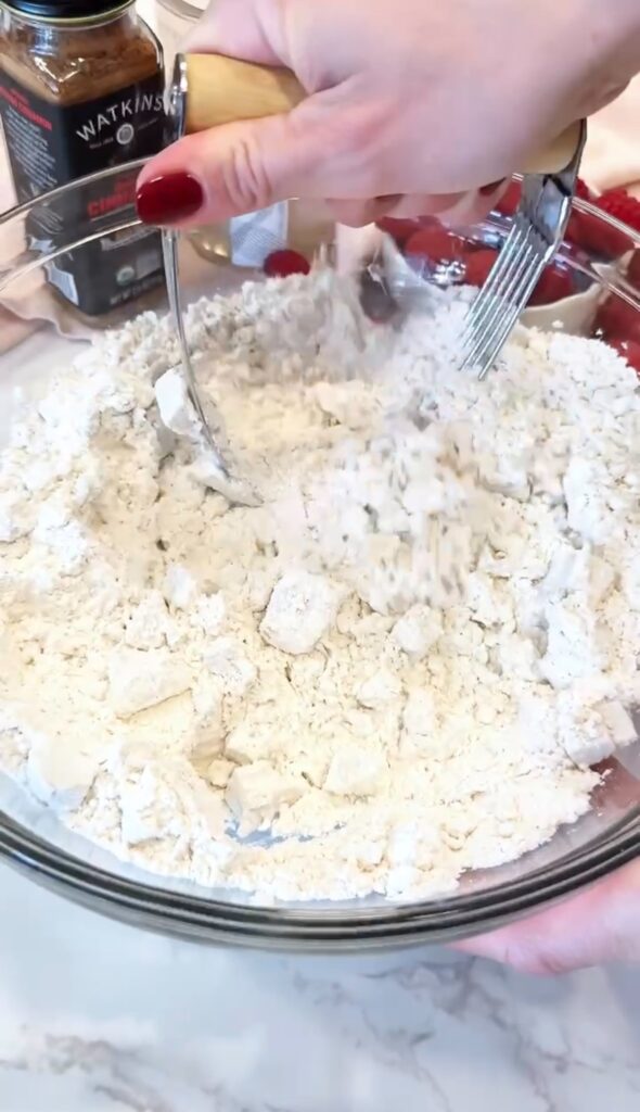 how to make gluten free and dairy free raspberry scones