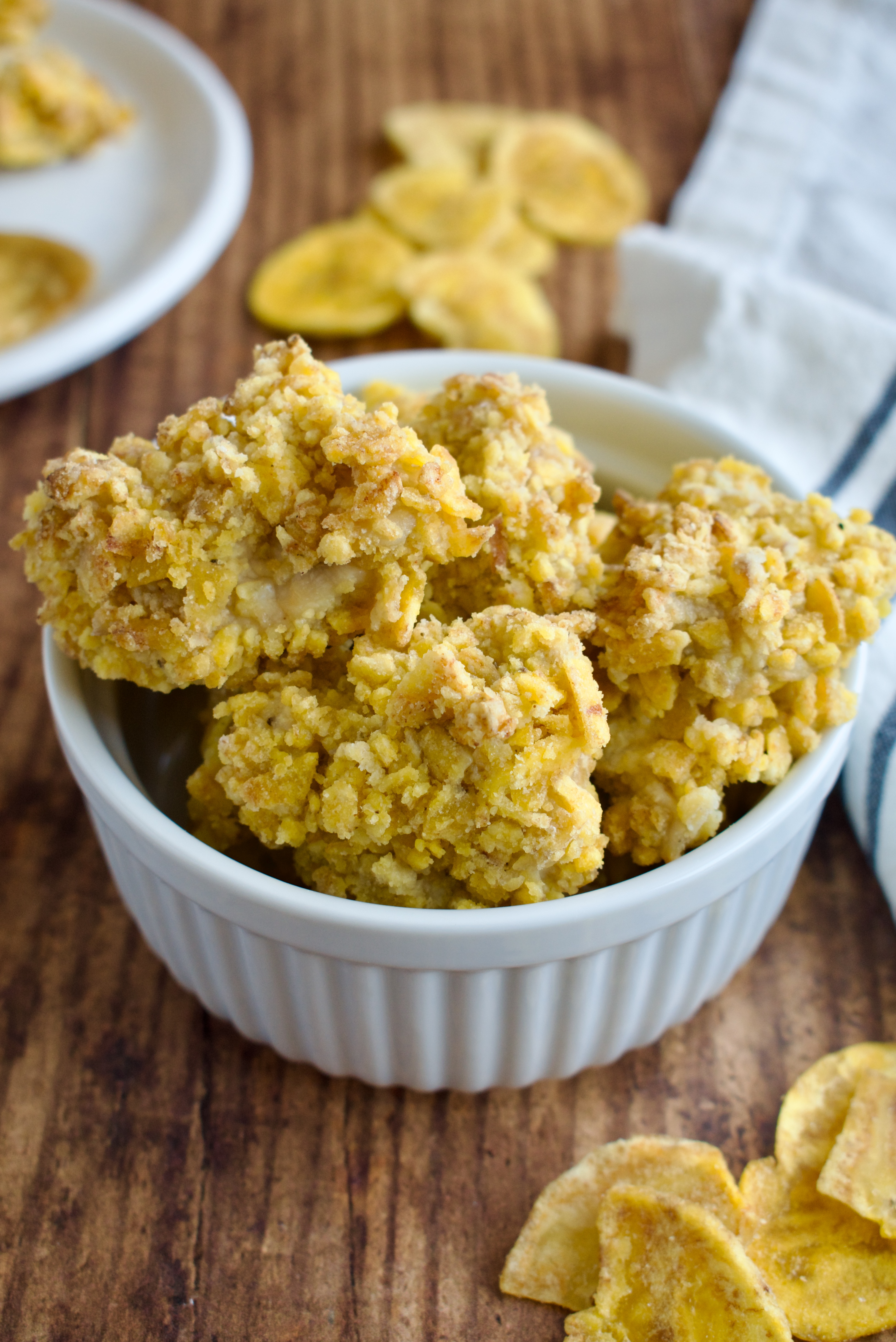 gluten free and paleo popcorn chicken