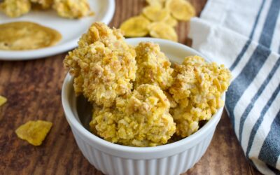 Air Fryer Paleo Popcorn Chicken (Gluten Free & Dairy Free)