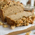 gluten free walnut crumble banana bread