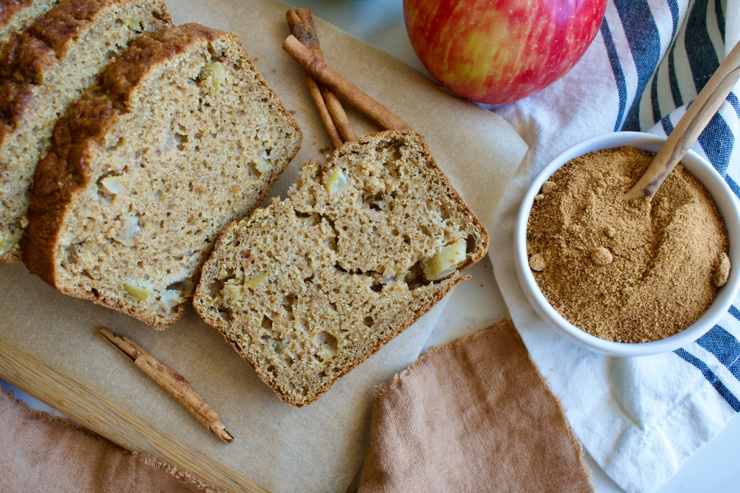 Gluten Free Apple Cinnamon Bread