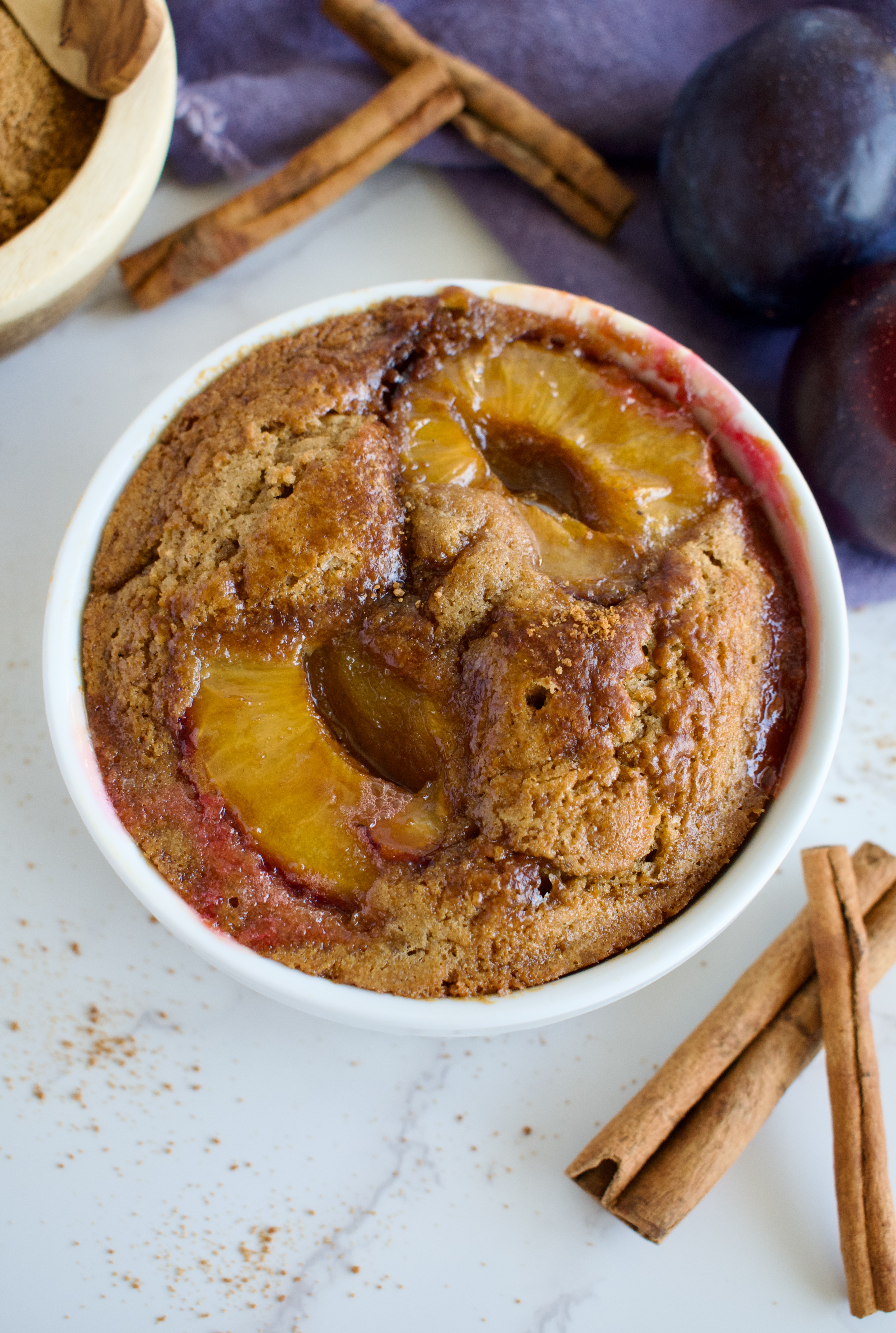 healthy gluten free plum cake