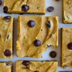 gluten free chickpea pumpkin blondies