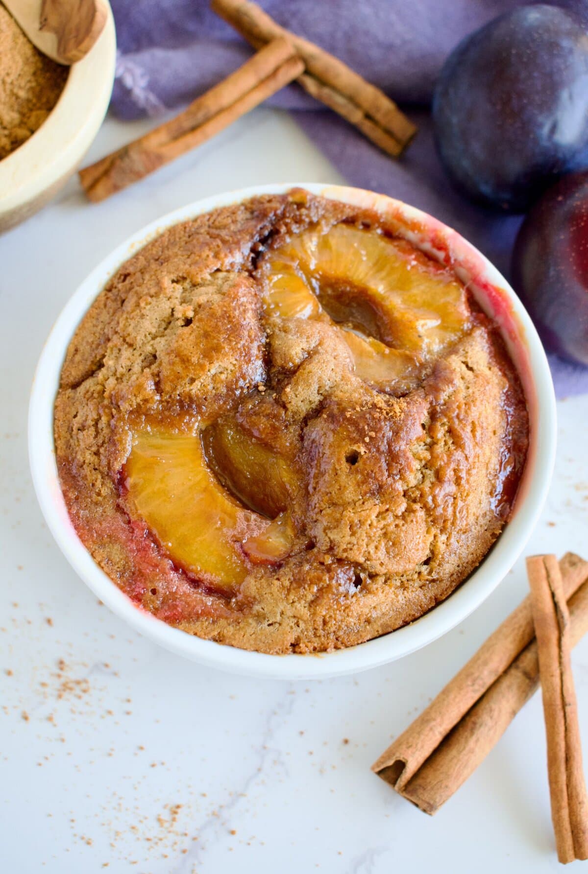 healthy plum cake