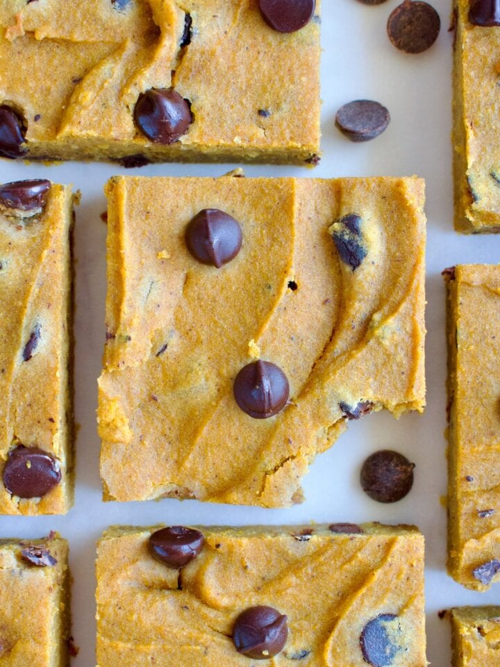 chickpea pumpkin blondies