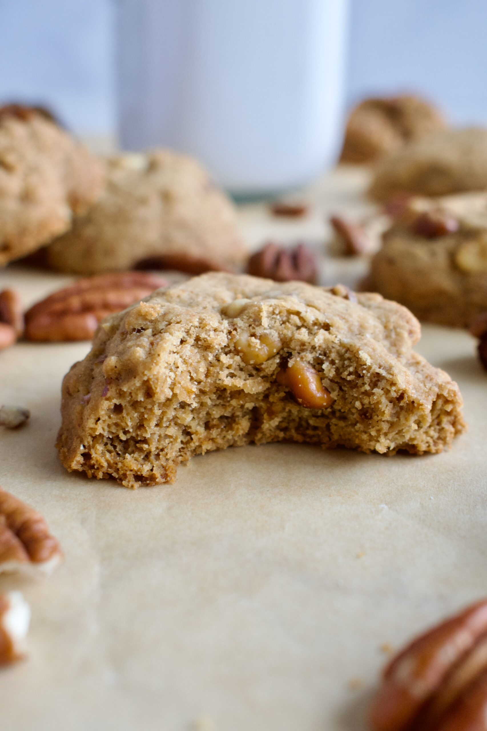 Gluten Free Butter Pecan Cookies (Dairy Free Option)