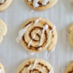 healthy gluten free cinnamon roll cookies