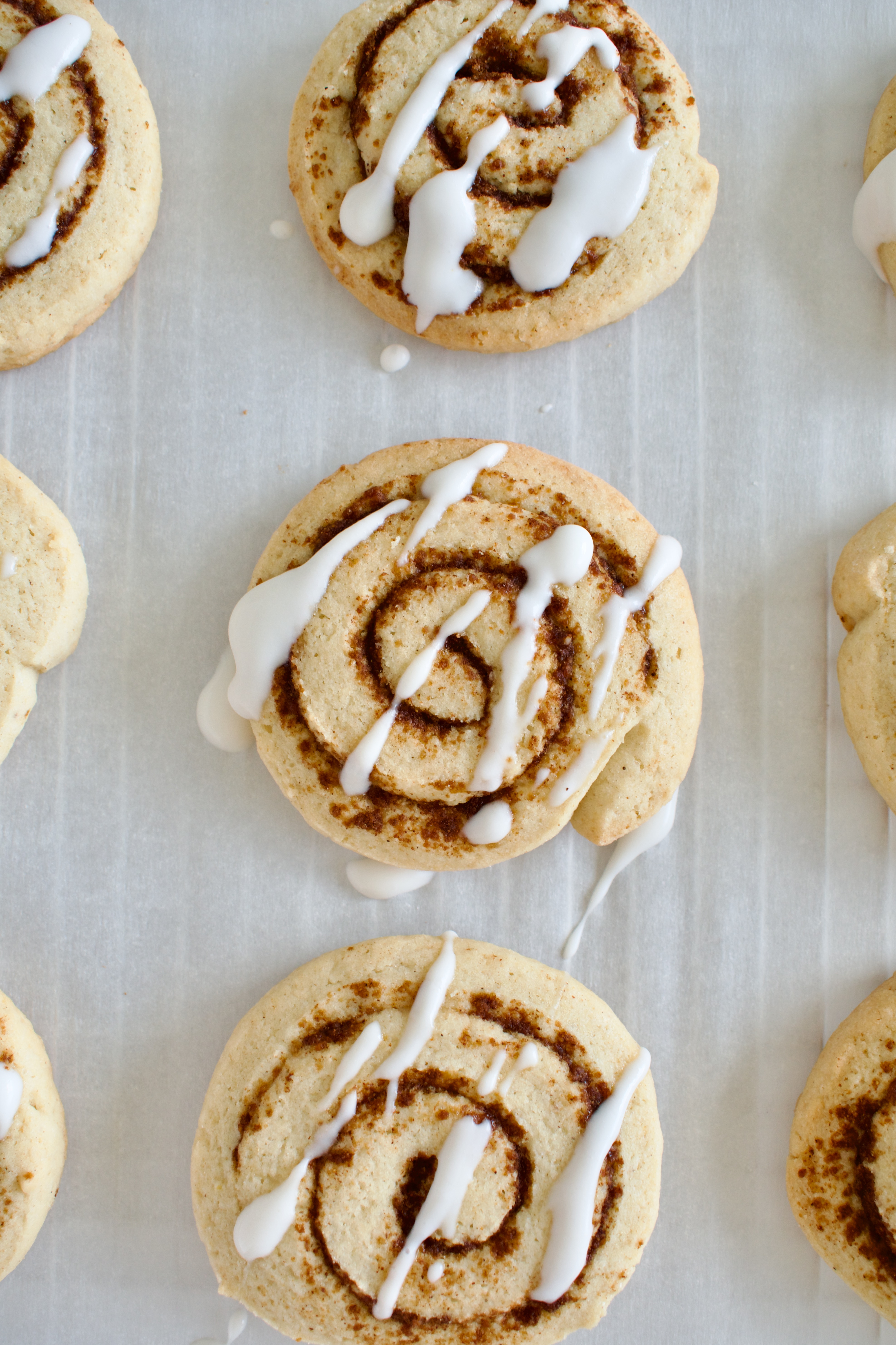 healthy gluten free cinnamon roll cookies