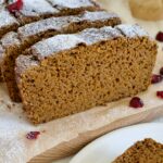 healthy gluten free and dairy free pumpkin gingerbread