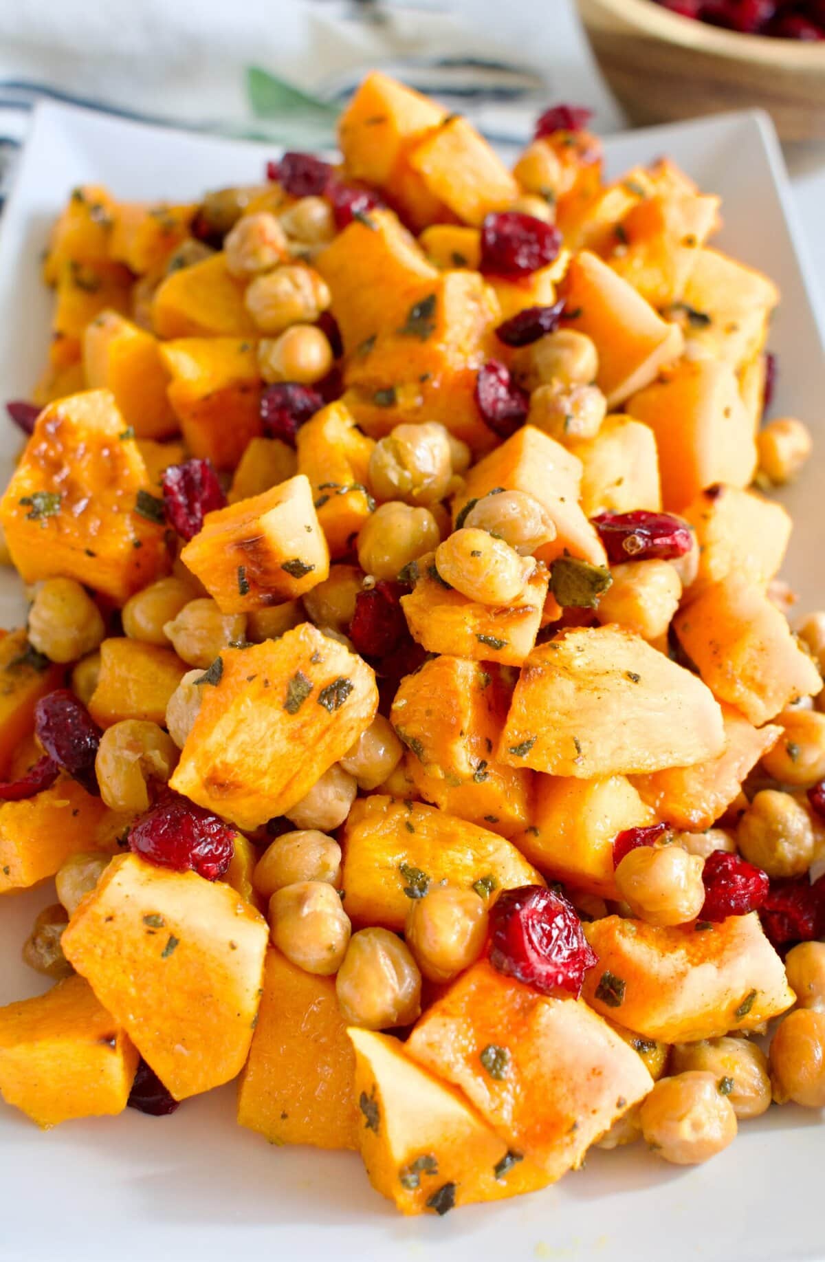 vegan sage roasted butternut squash