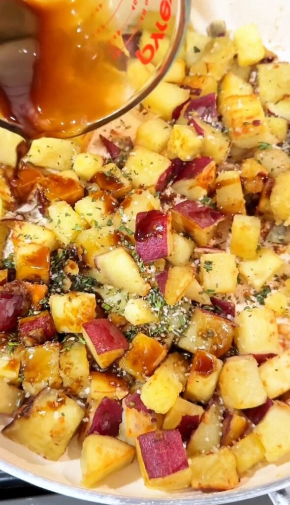 how to make herbed sweet potatoes