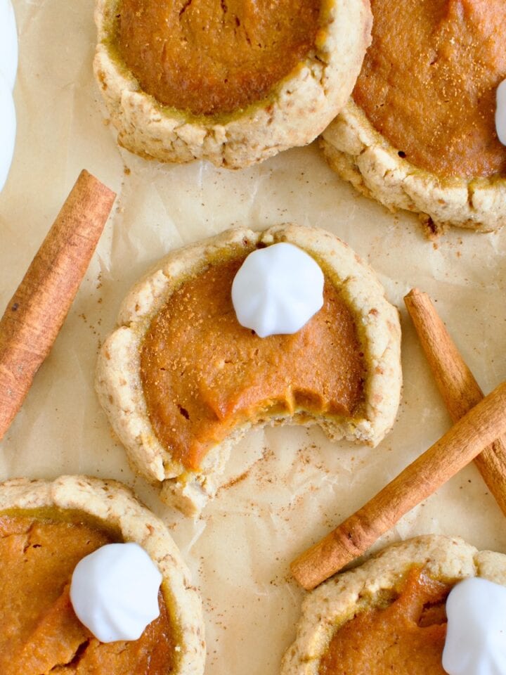 healthy gluten free pumpkin pie cookies