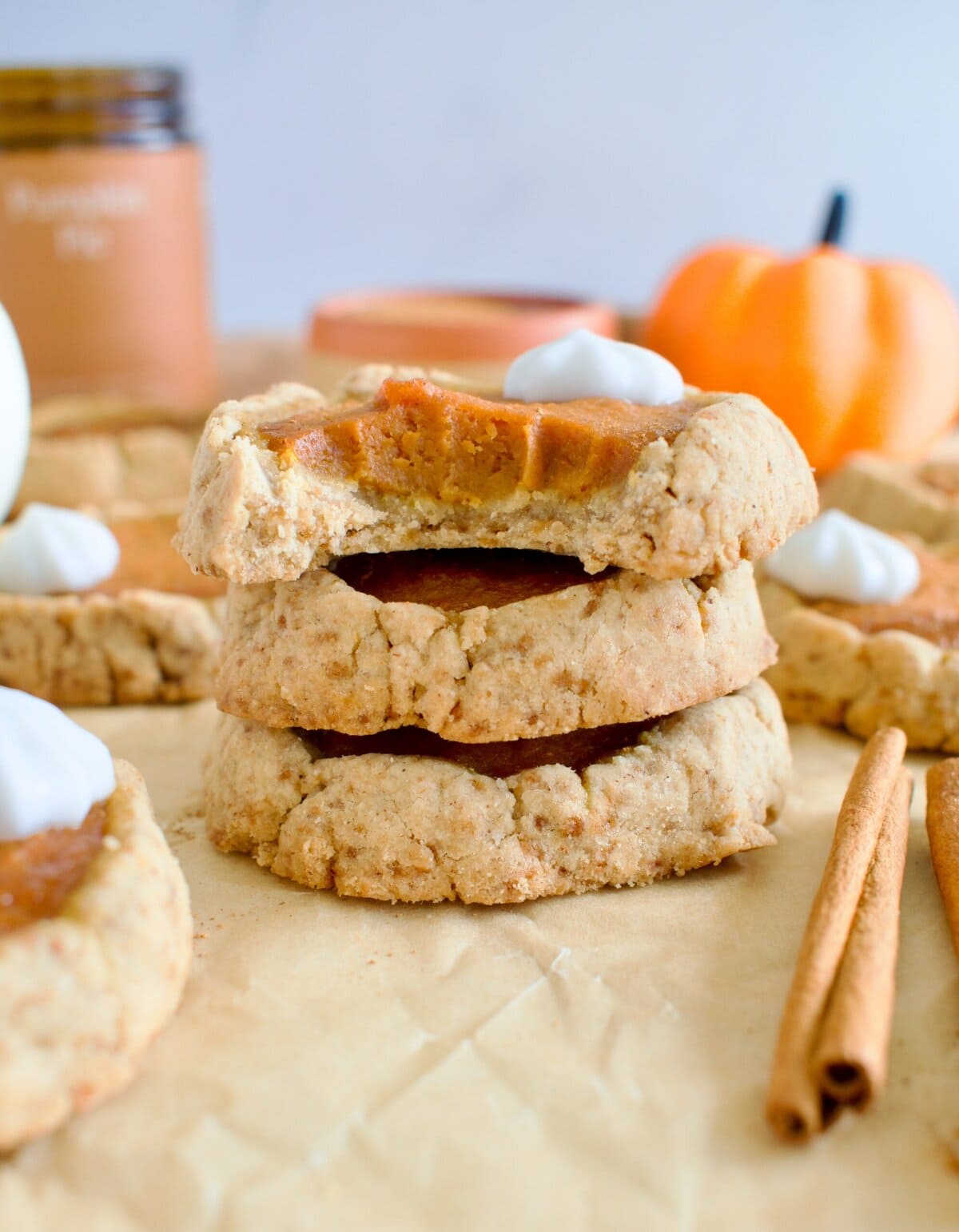 healthy pumpkin pie cookies