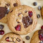 gluten free and dairy free cranberry chocolate chip cookies