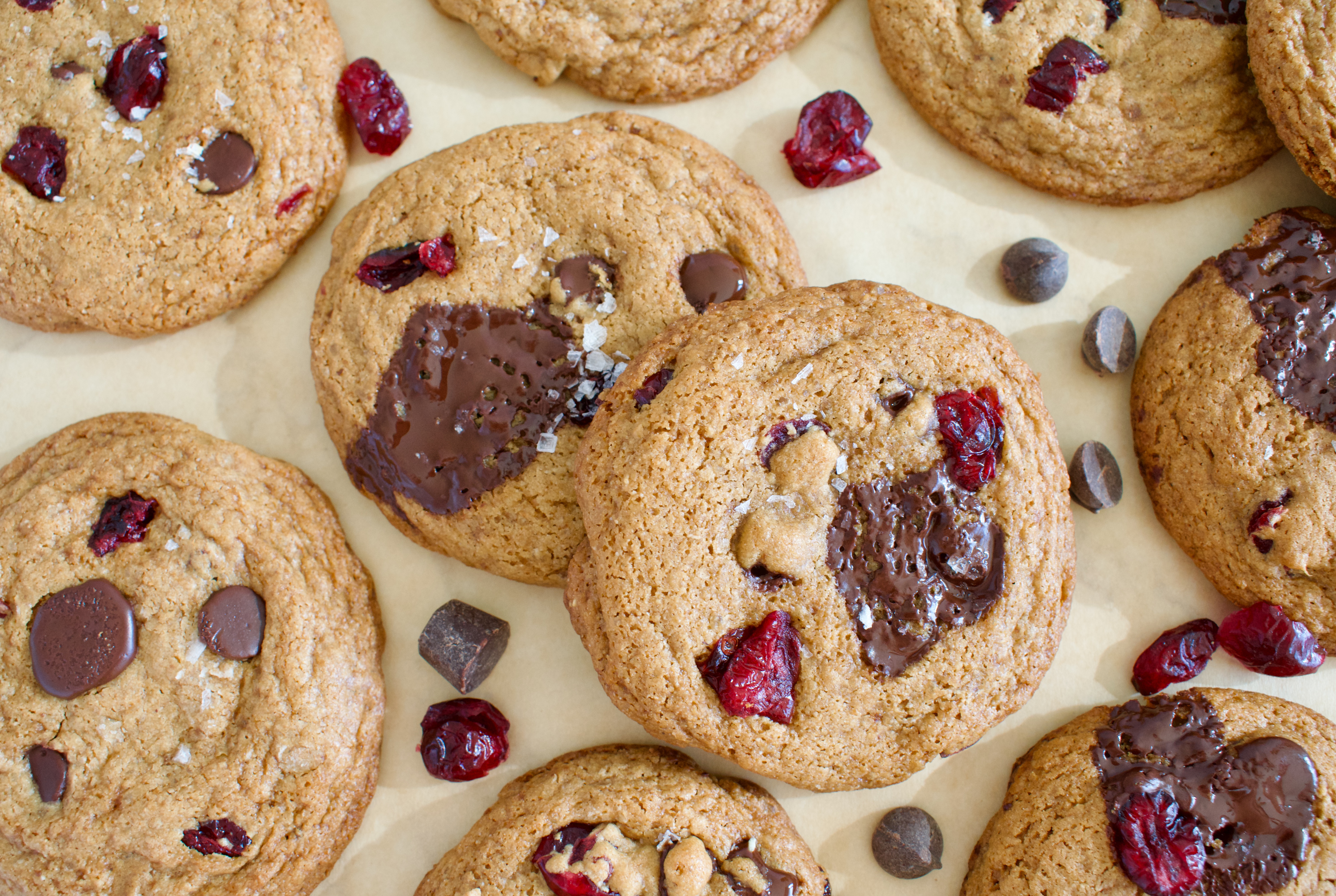 Gluten Free Cranberry Chocolate Chip Cookies