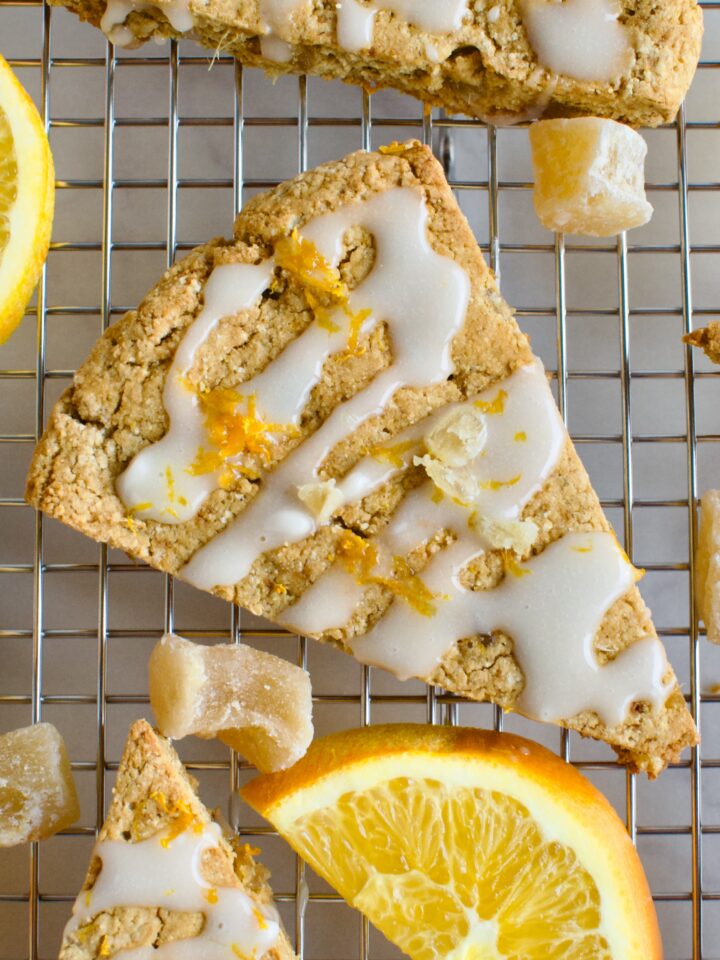 gluten free orange ginger scones