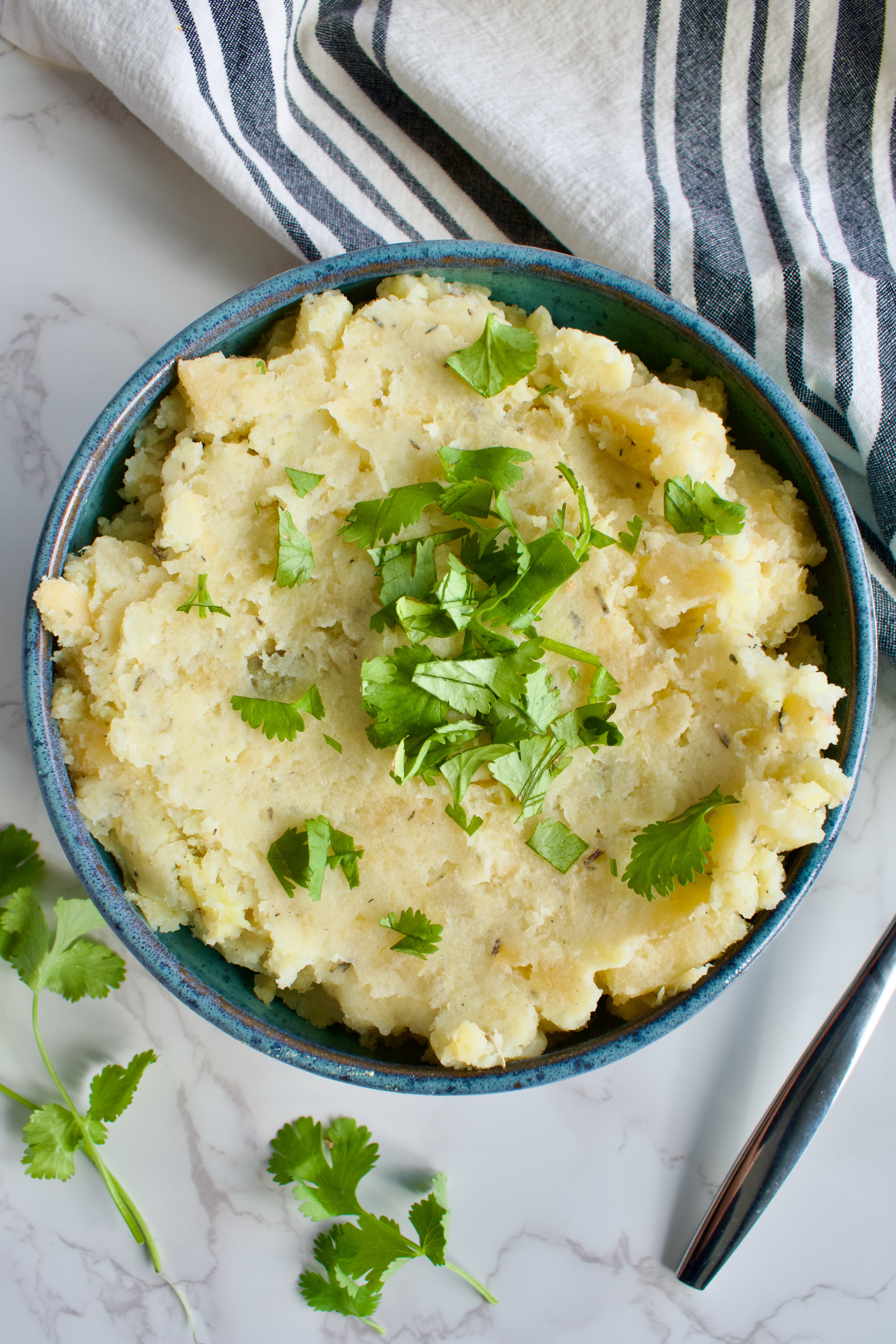 Mashed Rutabaga and White Sweet Potato (Dairy Free, Paleo)