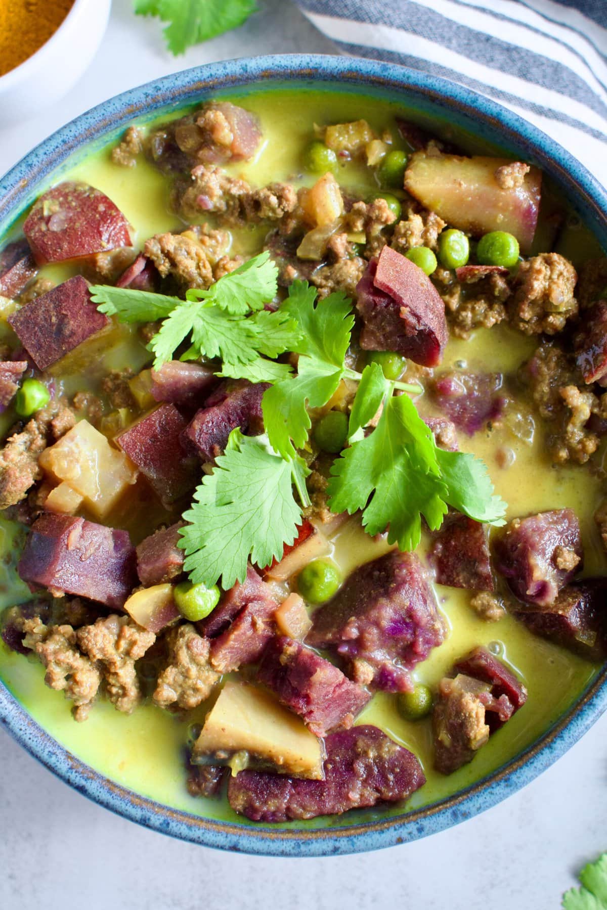 paleo ground lamb curry