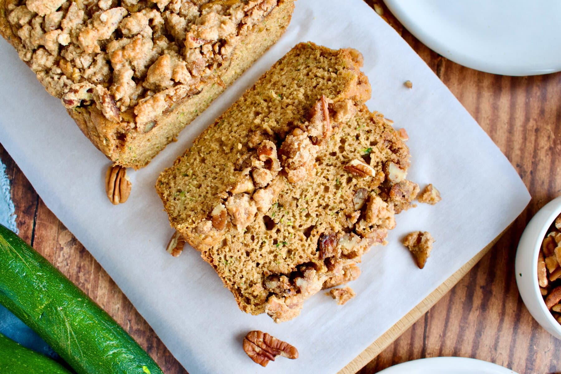 refined sugar free zucchini bread