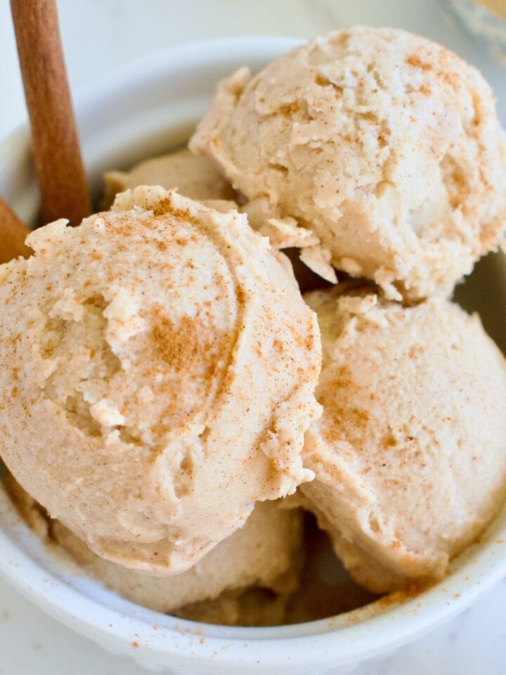 Ninja Creami vegan cinnamon ice cream