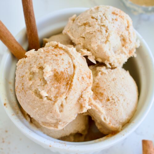 Ninja Creami Vegan Cinnamon Ice Cream (Refined Sugar Free