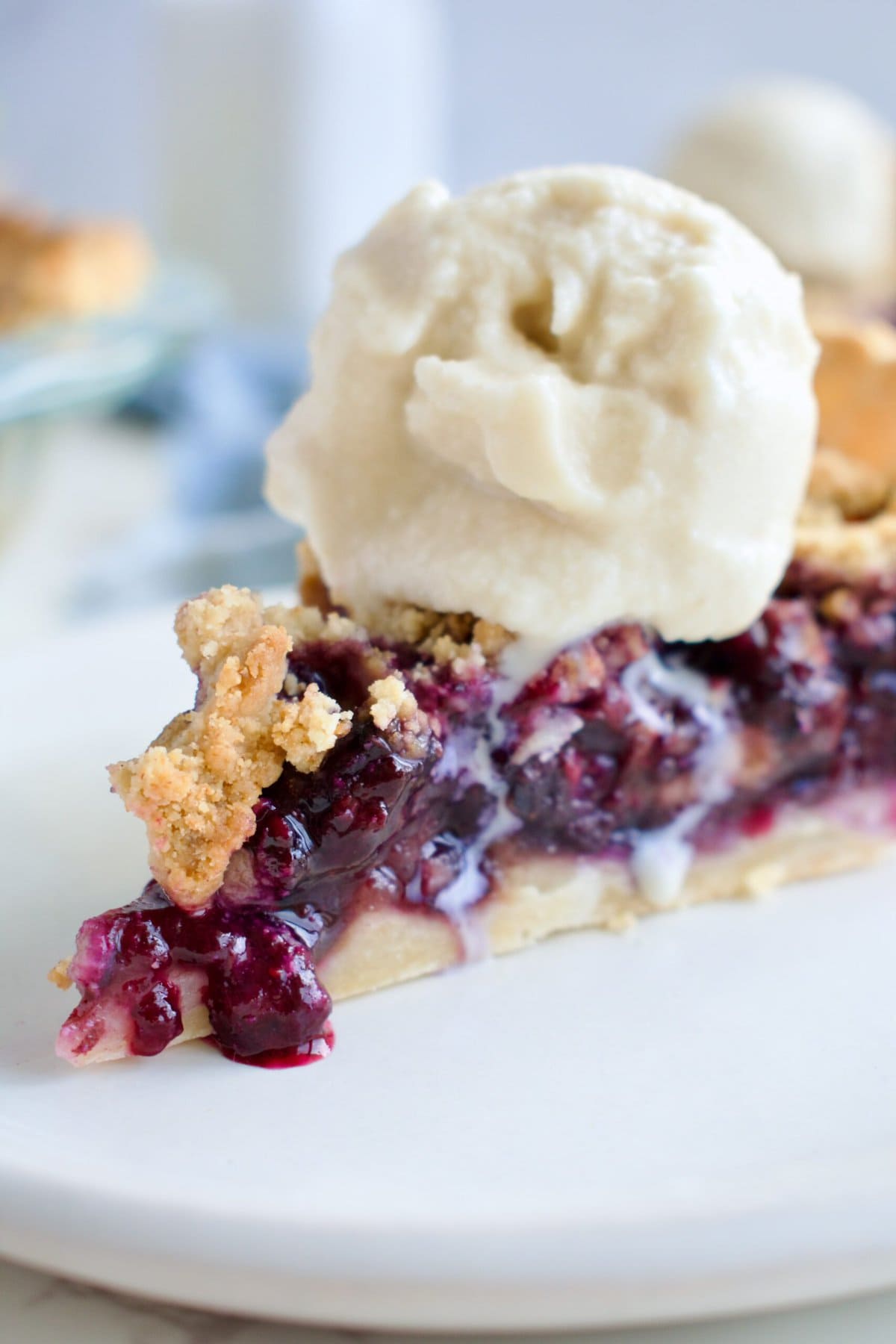 gluten free blueberry pie