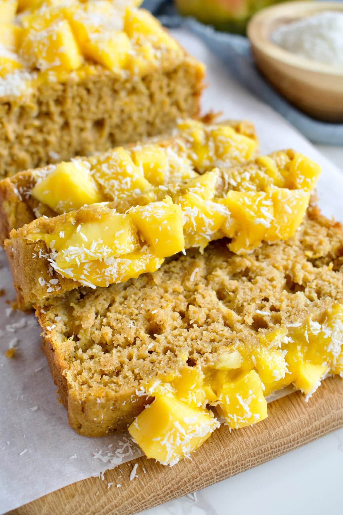gluten free mango bread