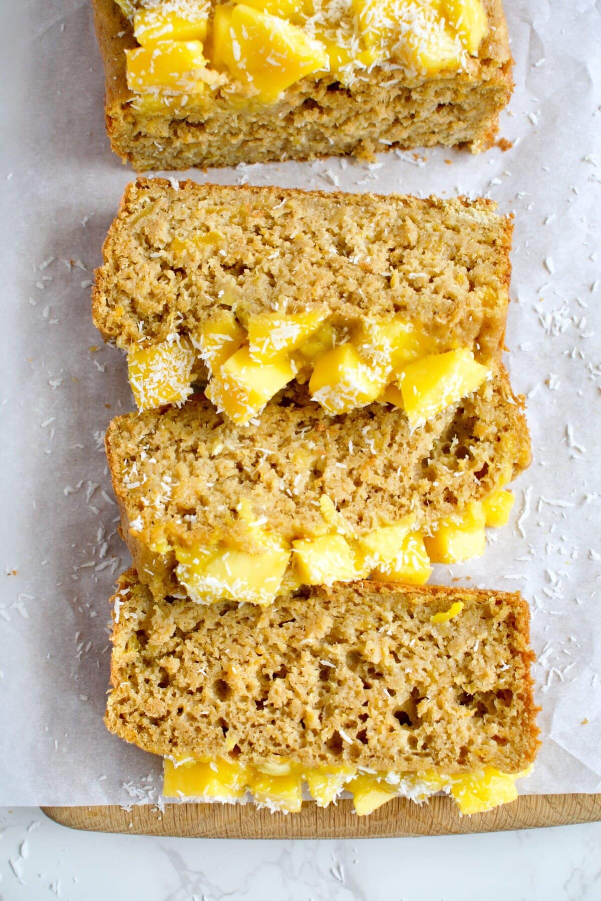 gluten free Hawaiian mango bread