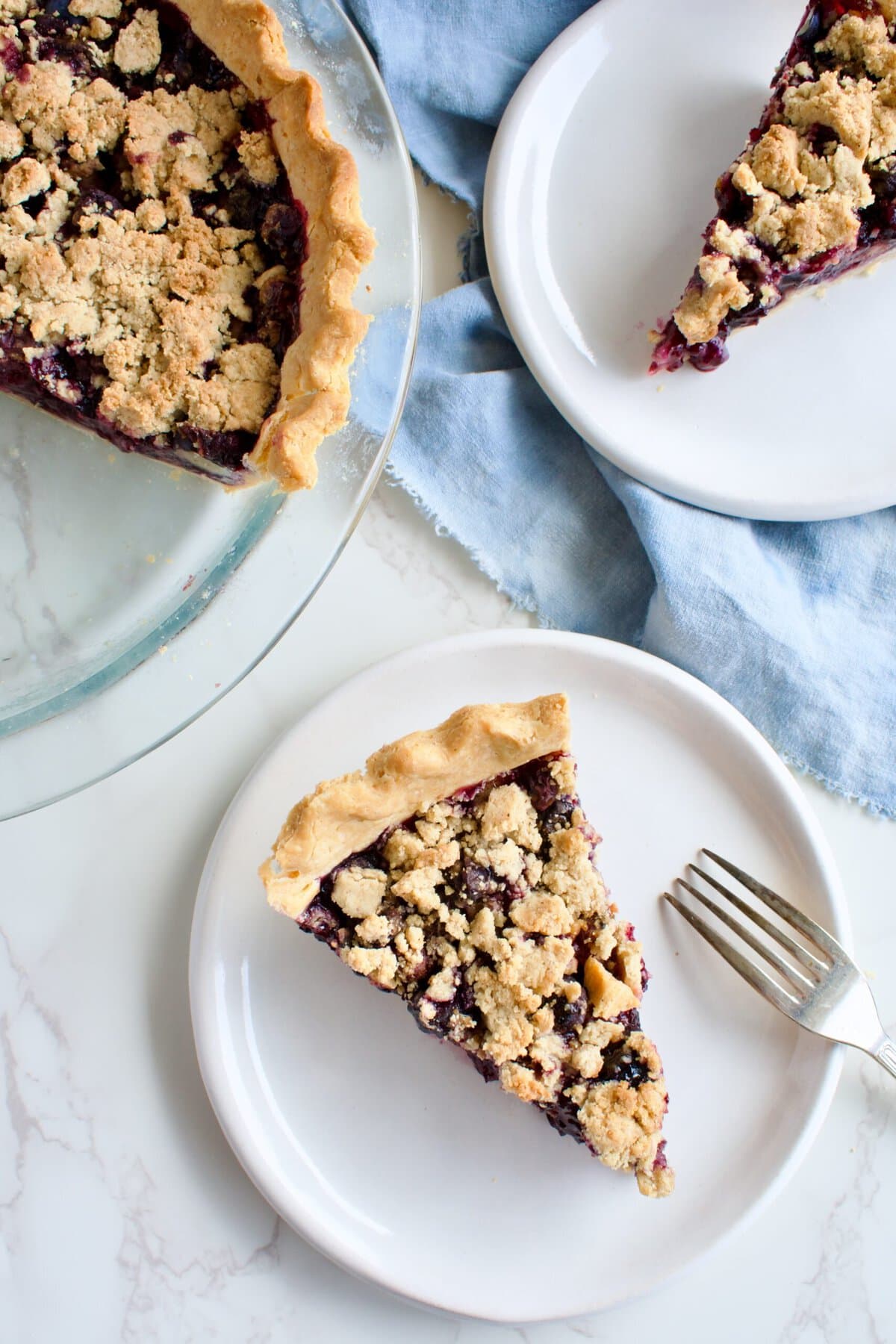 gluten free blueberry pie