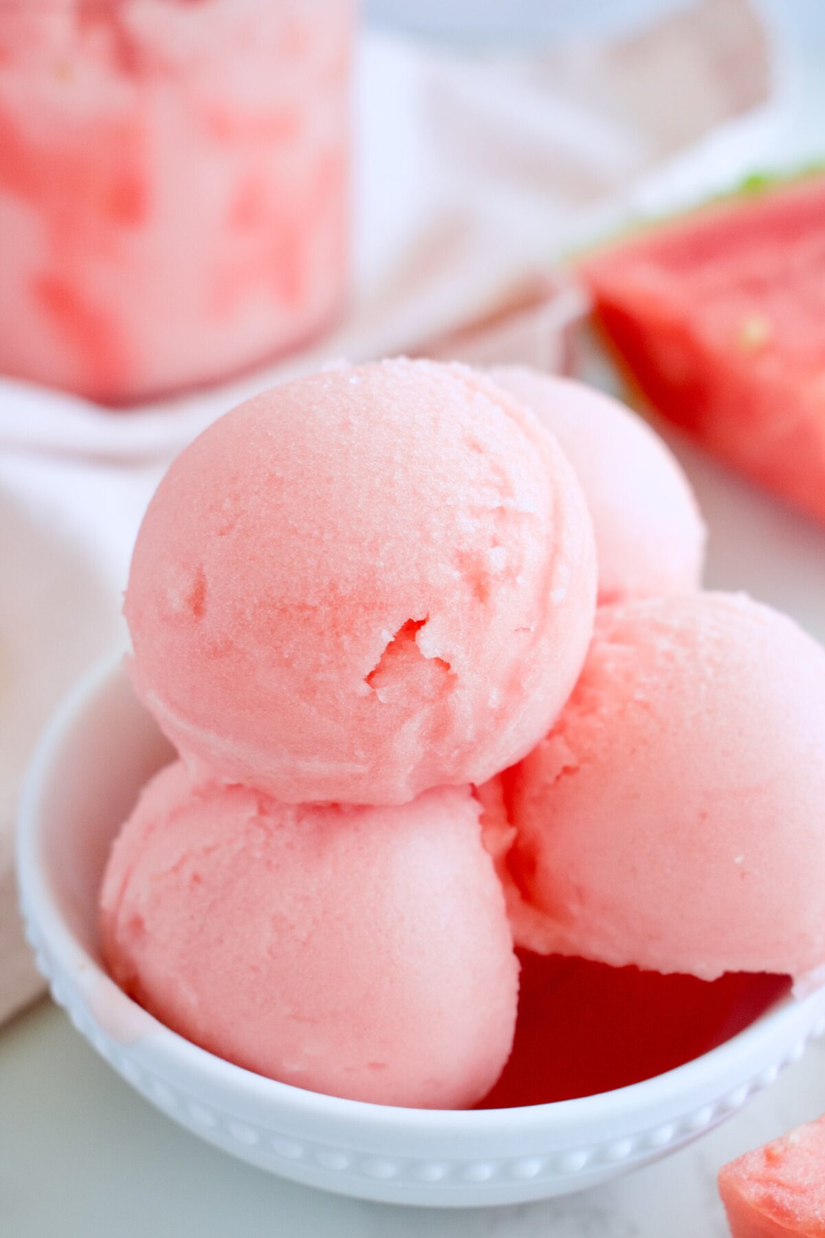 hydrating watermelon sorbet