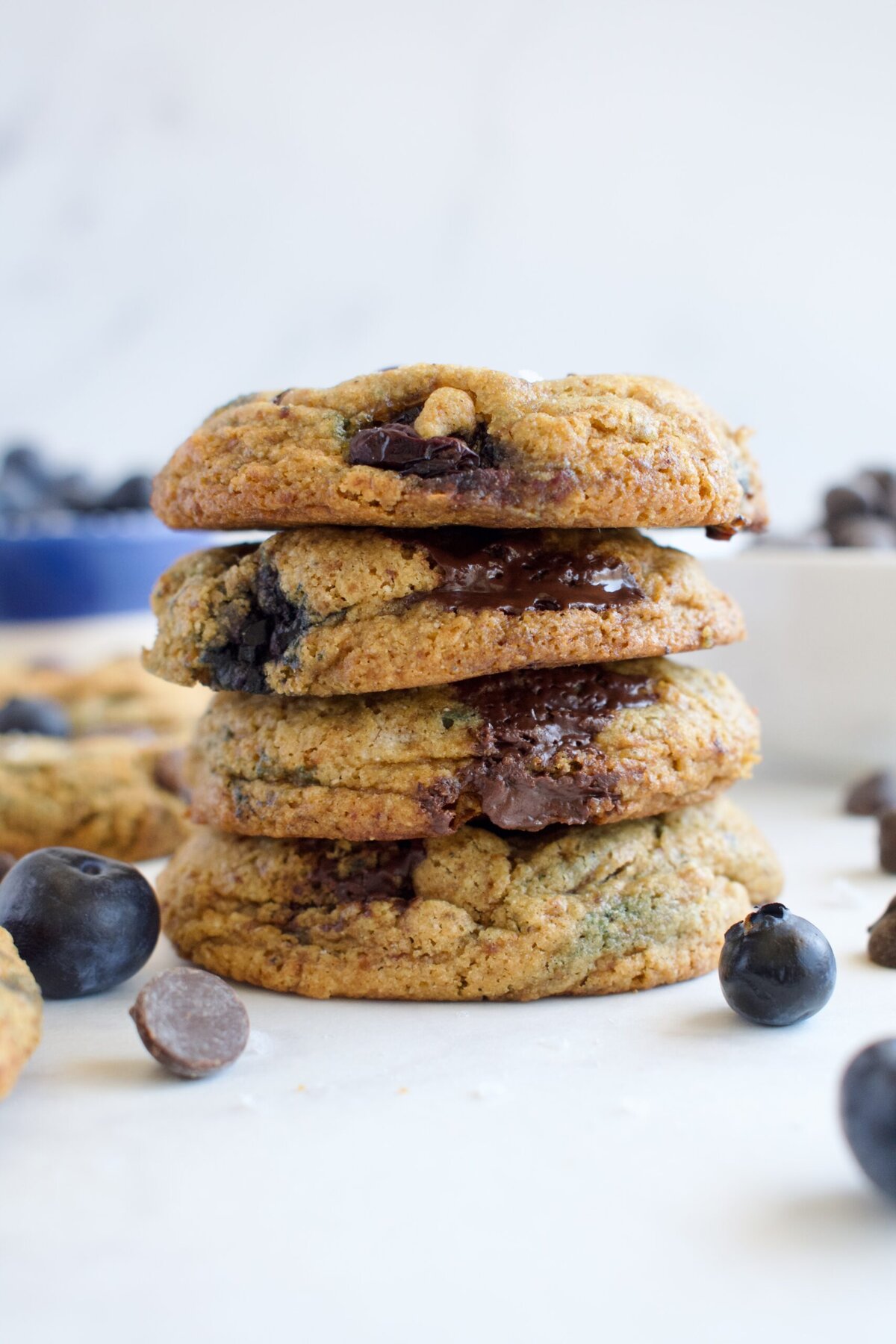 blueberry chocolate chip cookies