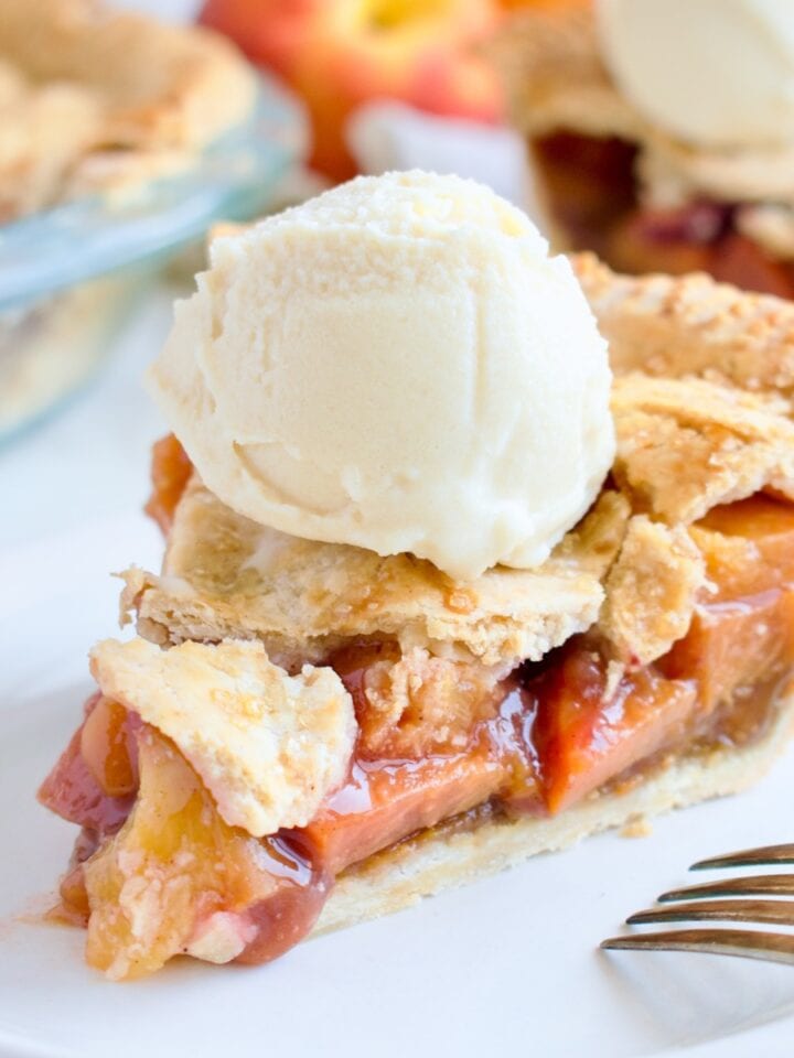 gluten free peach pie
