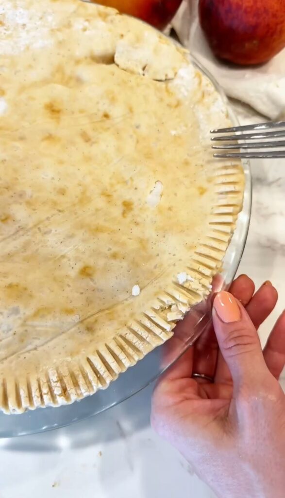 how to make gluten free peach pie