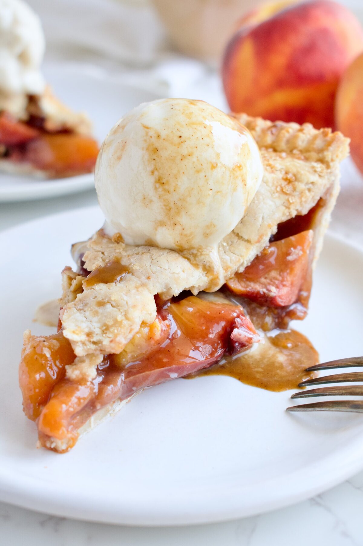 gluten free peach pie