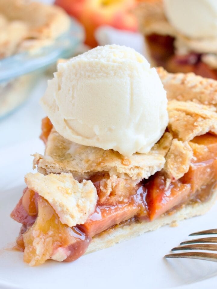 gluten free peach pie