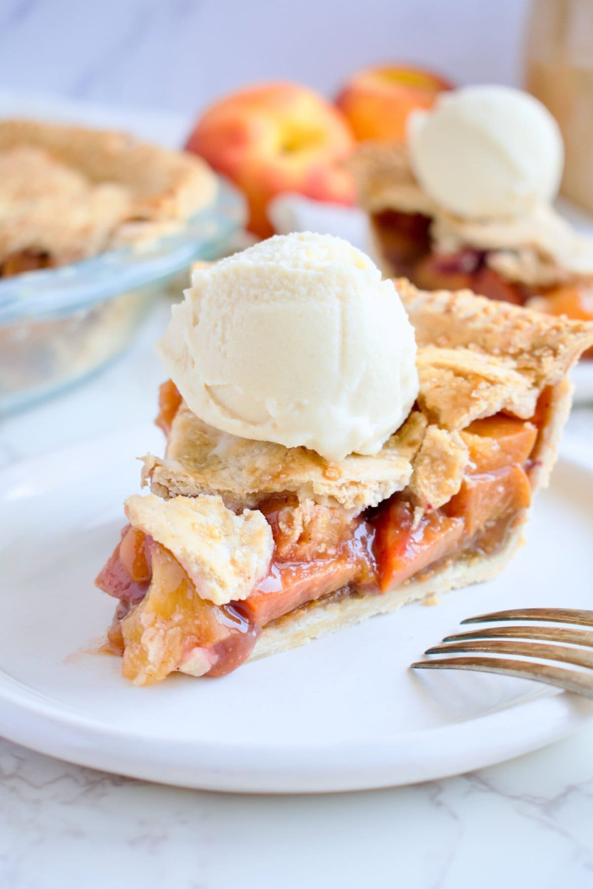 gluten free peach pie