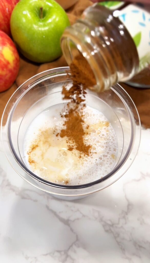 how to make ninja creami apple ice cream