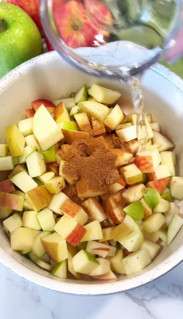 how to make vegan apple pie ice cream