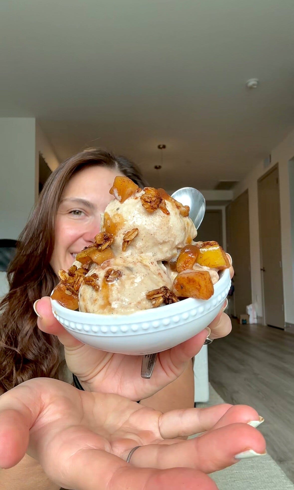 vegan apple ice cream